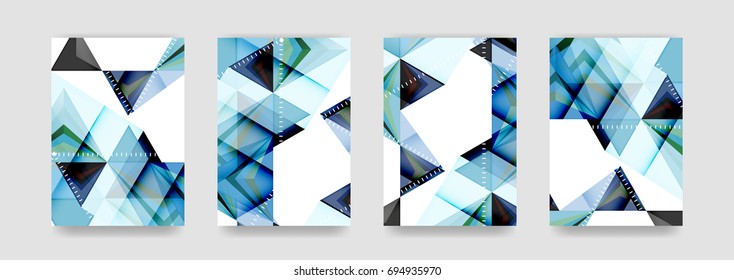 Minimal vector covers background set, geometric futurisrtic style