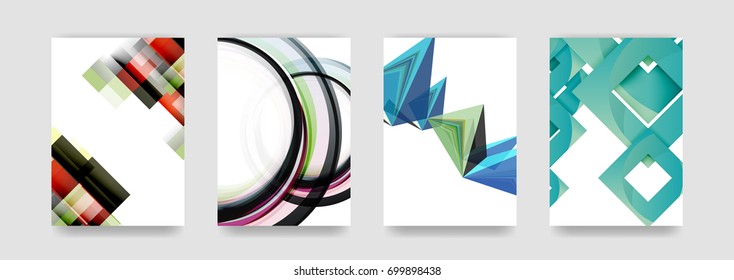 Minimal vector covers background set, geometric futurisrtic style