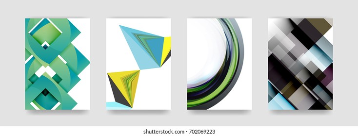 Minimal vector covers background set, geometric futurisrtic style