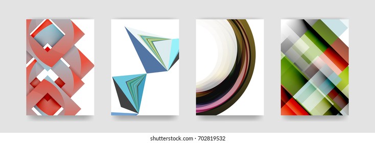 Minimal vector covers background set, geometric futurisrtic style