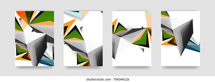 Minimal vector covers background set, geometric futurisrtic style