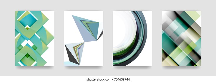 Minimal vector covers background set, geometric futurisrtic style
