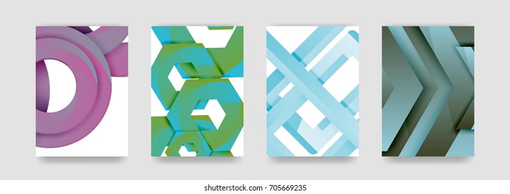 Minimal vector covers background set, geometric futurisrtic style