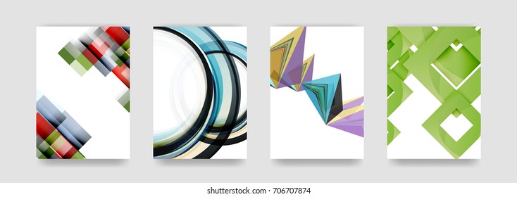 Minimal vector covers background set, geometric futurisrtic style