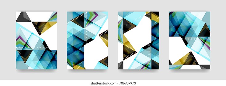 Minimal vector covers background set, geometric futurisrtic style