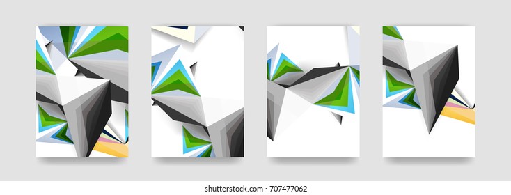 Minimal vector covers background set, geometric futurisrtic style