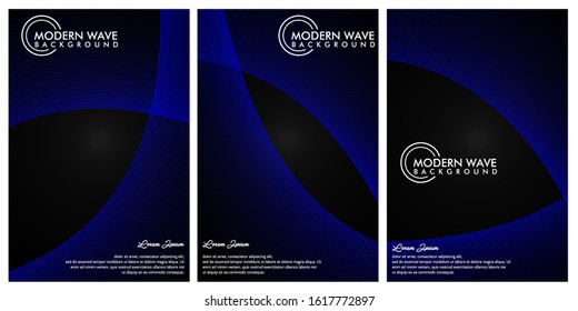 Minimal Vector covers design. Cool halftone gradients. Future Poster template. 