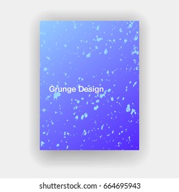 Minimal Vector covers design. Cool halftone gradients