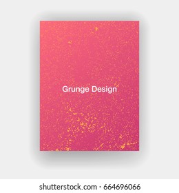 Minimal Vector covers design. Cool halftone gradients