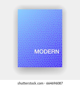 Minimal Vector covers design. Cool halftone gradients