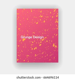 Minimal Vector covers design. Cool halftone gradients