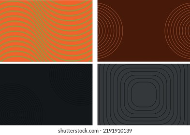 Minimal Vector covers design. Future Poster template