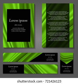 Minimal vector covers set. Future geometric line design set. Abstract gradient pattern background. Eps10. Can be use for journal, composition, cover, book, certificate, card, flyer