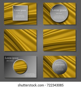 Minimal vector covers set. Future geometric line design set. Abstract gradient pattern background. Eps10. Can be use for journal, composition, cover, book, certificate, card, flyer