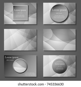 Minimal vector covers set. Future geometric line design set. Galaxy abstract gradient pattern background. Eps10. Can be use for journal, composition, cover, book, certificate, card, flyer
