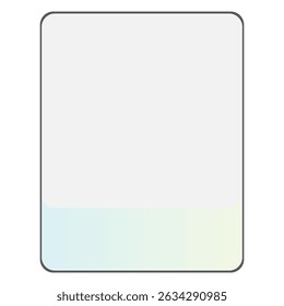 Minimal Vector EPS Template with Grey Border and Soft Gradient Background for Social Media or Web Banners