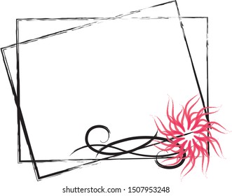 minimal vector frame for photos to make it more beautiful.
