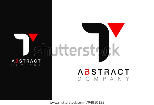 Minimal\
vector graphic alphabet symbol. Letter T\
logo.