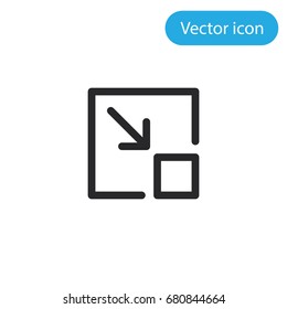 Minimal vector icon, illustration symbol