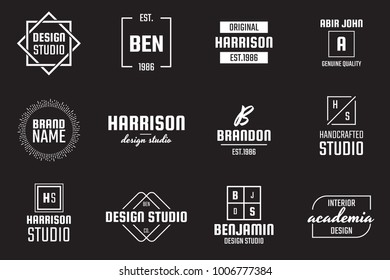 Minimal Vector Logo for banner, poster, flyer