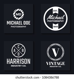 Minimal Vector Logo for banner, poster, flyer