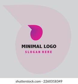 Logotipo vectorial mínimo para banner, afiche, volante, logotipo minimalista.