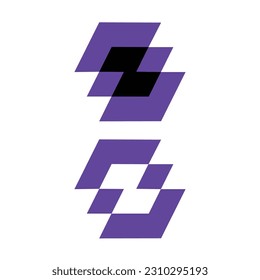 Minimal Vector Logo for banner, poster, flyer. Logo colorful icon design abstract geometric business set.