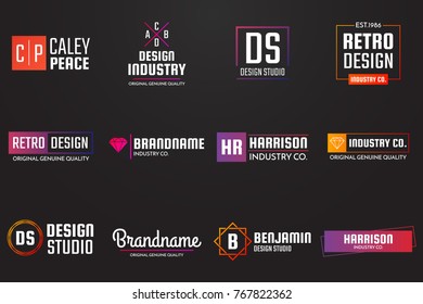 Minimal Vector Logo for banner, poster, flyer