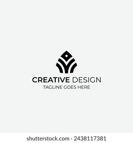 Minimal vector Logo. Editable and easy to custom. Minimal logo design. 