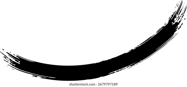 Diseño de ilustración de arte de pinceladas de pincel de Vector mínimo