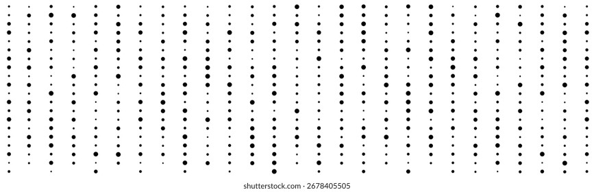 Fundo técnico vetor mínimo com pontos uniformemente espaçados em preto e branco.
