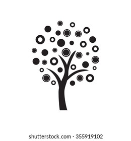 minimal vector tree with circle