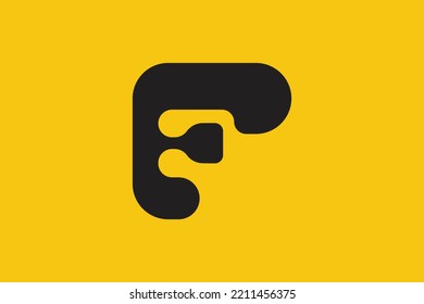 A minimal version of the EF logo. FE letter icon on luxury background. Letter logo idea with EF monogram initials. Logo and variety letter symbol of FE on background.