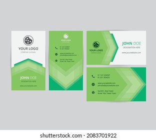 Minimal visiting card with variations