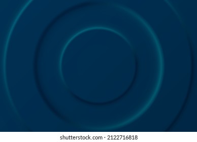 Minimal wallpaper, background. Geometric blue background with light and shadow. Design circle shape.