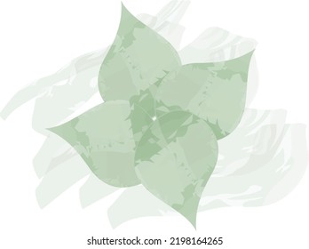 Minimal watercolour hand drawn Flower petals illustration for wedding cards, digital weddings, Invites flower petals