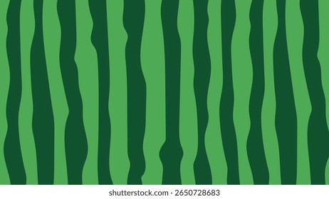Padrão mínimo de casca de melancia com listras verdes ilustração do vetor de fundo