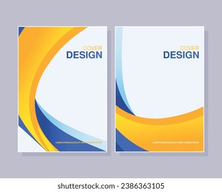 Minimal wave abstract cover design