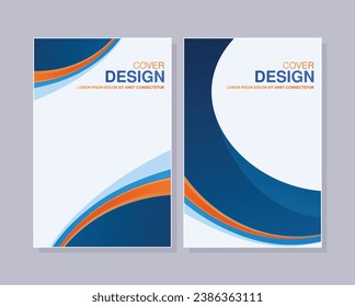 Minimal wave abstract cover design