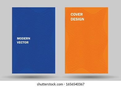 Minimal wave  design. Vector Illustration Future geometric patterns. Eps10 vector.