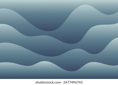 minimal wave template geometric background vector illustration