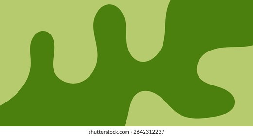 A minimal wavy abstract background with pastel colors, inspired by 60s and 70s retro style.Vector illustration.