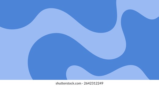 A minimal wavy abstract background with pastel colors, inspired by 60s and 70s retro style.Vector illustration.