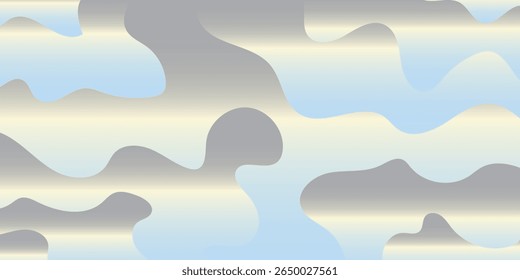Un fondo abstracto ondulado mínimo con colores pastel azul y crema abstracto moderno bueno