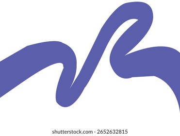  A minimal wavy abstract background with pastel colours, inspired by 60s and 70s retro style.Vector illustration.
