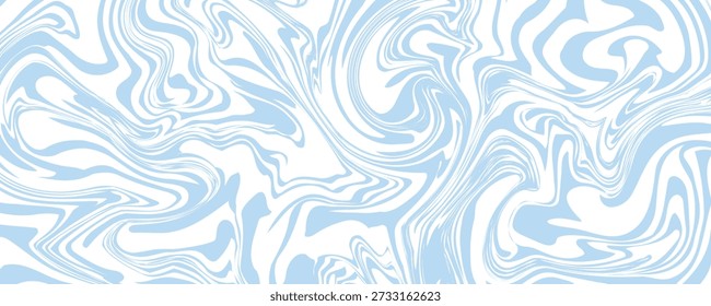 Um fundo abstrato ondulado mínimo com cores azul pastel e creme, inspirado no estilo retro dos anos 60 e 70.