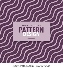 minimal wavy diagonal lines in purple color shades