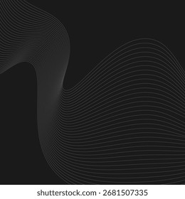 Minimal wavy line background texture for digital use