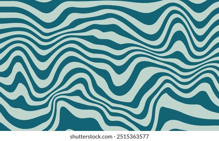 Mínimo papel de parede ondulado sem emenda fundo padrão. Cor azul.