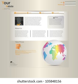 minimal web site design